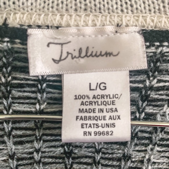 Aztec print open front cardigan sweater - Picture 2 of 5